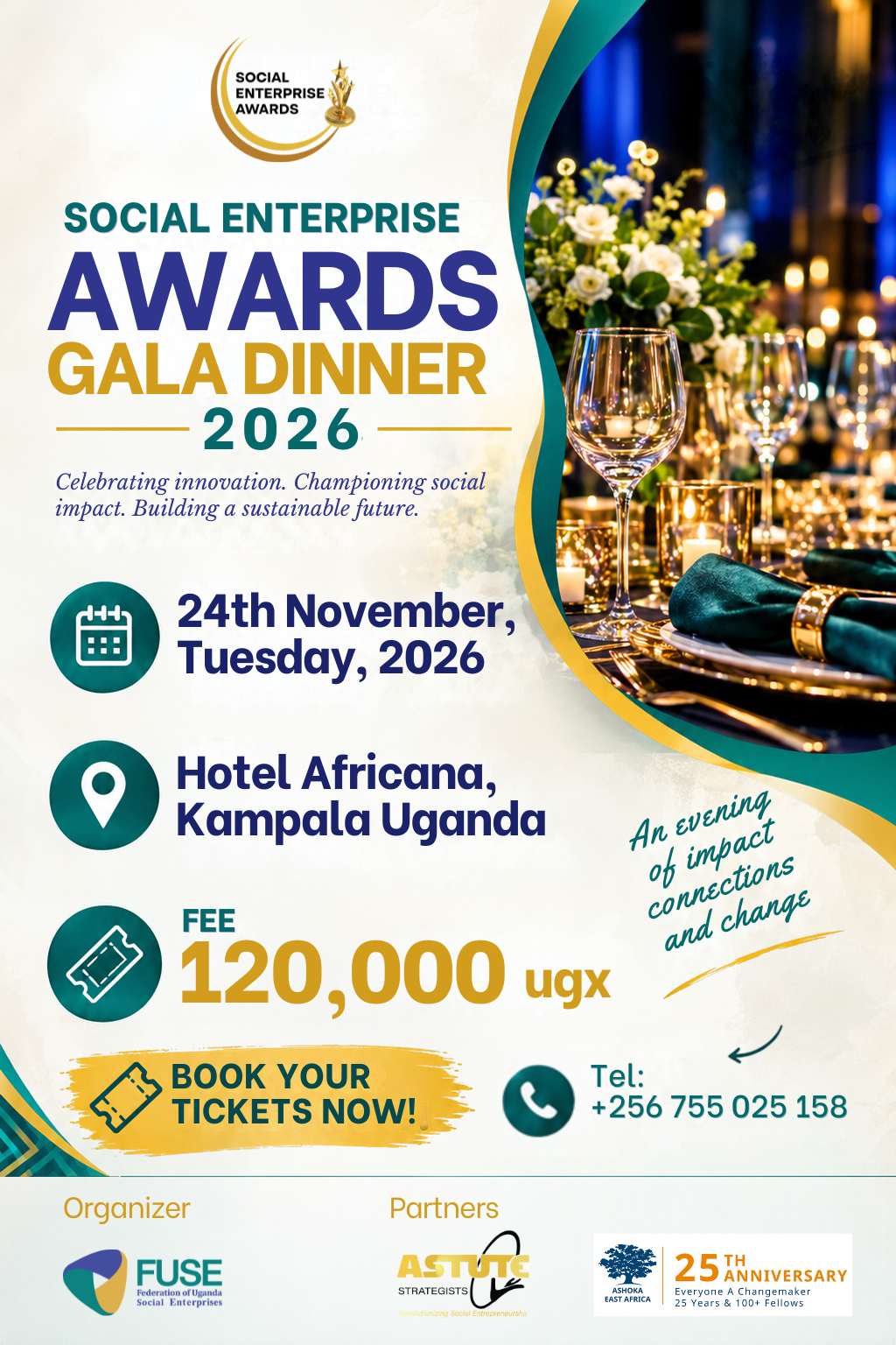 Social Enterprise Awards 2026 Awards Dinner Gala